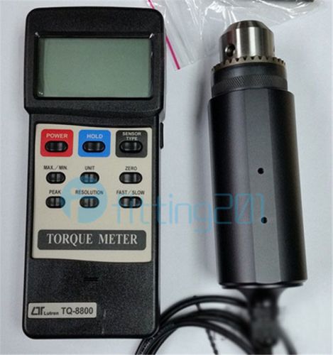 Lutron TQ-8800  Torque Meter 15 Kg-cm torque sensor included New TQ8800