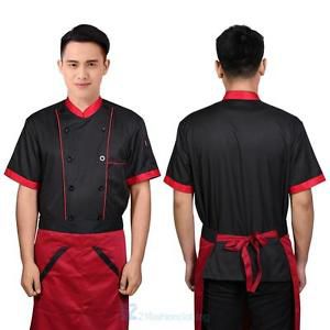 Unisex kitchen cooker working uniform chef waiter waitress cotton coat for sale