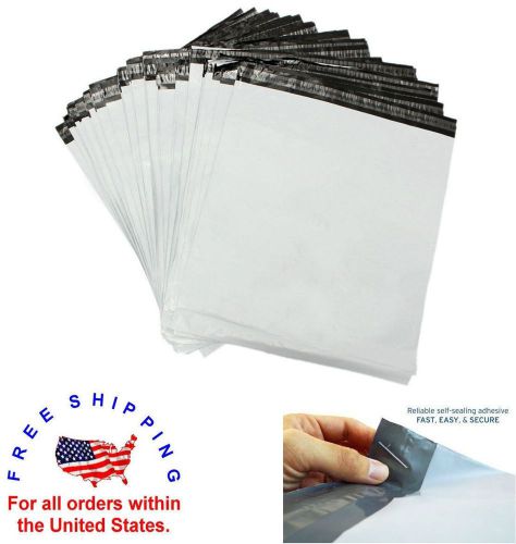 10-1000Pcs. Poly Mailers Shipping Envelope Self Seal Plastic Mailing Bag 2.5 Mil