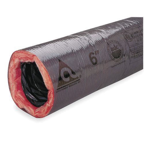 Atco insulated flexible duct 6&#034; x 25&#039; heating/ac vent venting new free ship #43d for sale