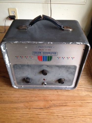 Vintage Precision Color Generator Model E-450 Tester, Powers On,