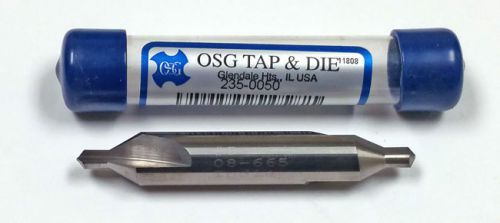 #5 CARBIDE CENTERDRILL, 2-3/4&#034; OAL, 7/16&#034; SHANK, 60° INCL. ANGLE OSG 235-0050