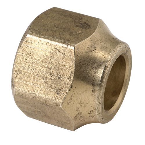 1/2 &#034; BRASS SHORT FLARE NUTS 10 PACK