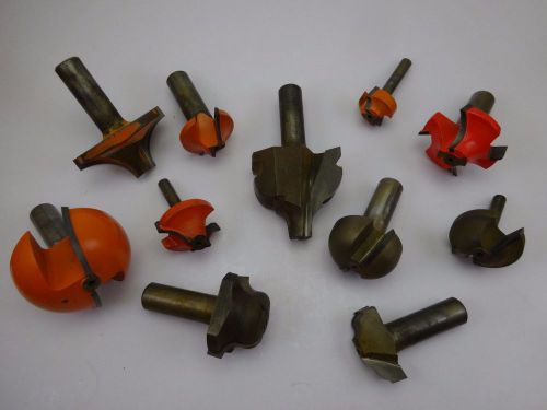 Various Router Bits - 11 total