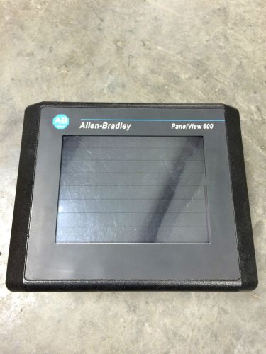 Allen Bradley Panelview 600 2711-T6C20L1 SER B 4.41 color touchscreen ethernet