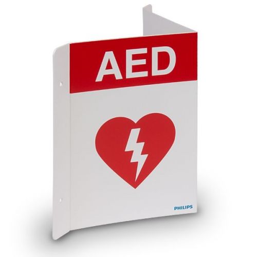 Philips AED Wall Sign - NEW