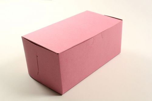250 boxit corp pink bakery boxes  9 x 6 x 4 (954b-261) for sale