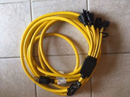 Briggs and stratton generator adaptor cord set 240 volt 30amp 25ft for sale