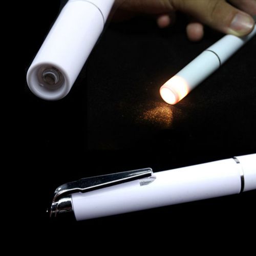 White Medical Penlight Torch Diagnostic Surgical First Aid EMT Pen Light Lamp