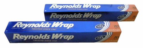Reynolds wrap aluminum foil (70-sq. ft. each)- 2-pack (140 sq. ft. total) for sale