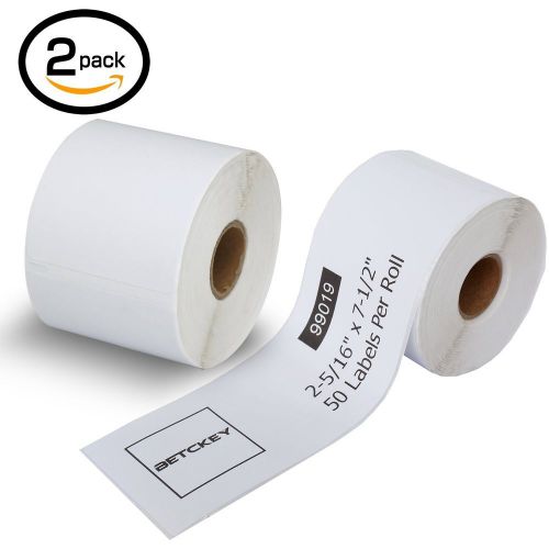 2 rolls dymo 99019 compatible 2-5/16&#034; x 7-1/2&#034;(59mm x 190mm) internet postage... for sale