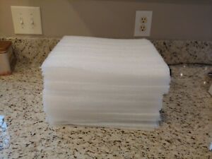 50 Pack of 1/8&#034; Thick, 12&#034; X 12&#034; Foam Wrap Sheets