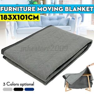 Multi-functional Moving Packing Blankets Furniture Protective Heavy Duty 72&#034;x40&#034;