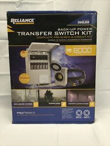 Reliance 31406CRK 6-Circuit Transfer Switch Kit 306LRK - New In Box!