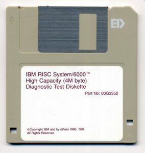 Lot of 10 IBM 2.88MB (4MB) ED 00G3352 3.5-inch diskettes