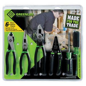 GREENLEE 0159-36 General Hand Tool Kit,No. of Pcs. 6