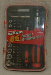 Ultra Steel 65 piece Ratchet Screwdriver Set, TS99816R