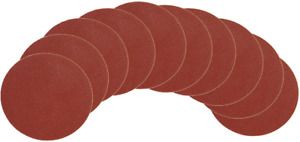 WEN 5SD120 120-Grit Adhesive-Backed 5&#034; Disc Sandpaper, 10 Pack 120 Grit