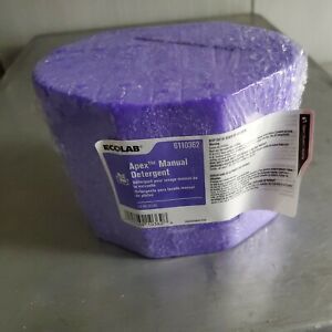 EcoLab Apex Manual Detergent 10362 3 Lbs Block Purple free shipping