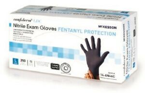 McKesson Nitrile Gloves Blue Chemo Exam Powder and Latex Free 2,500 per Case