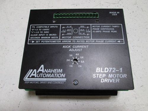ANAHEIM AUTOMATION BLD72-1 STEP DRIVER *USED*