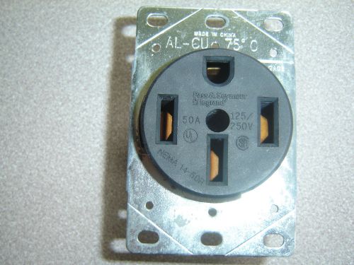 Pass &amp; seymour 3894 range receptacle 50a 120/250v 3p 4w new in box for sale