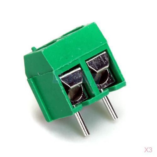3x 2 pins 5mm pitch ac 250v 16a block terminal connector for sale