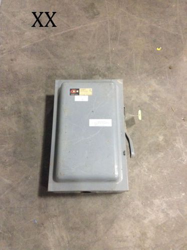 Cutler hammer 200 amp fusible disconnect switch 150 hp 600vac dh364 110 amp fuse for sale