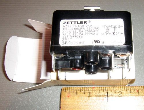 A/C heat fan unit blower relay Zettler # AZ2900-1AB-24A coil 24 VAC 90-380 repl