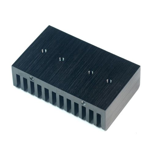 58x36x18mm aluminum alloy heat sink for to-220 package audio amplifier black for sale