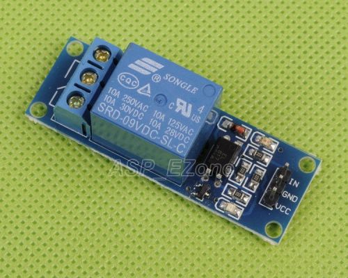 9V 1-Channel Relay Module with Optocoupler High Level Triger for Arduino New