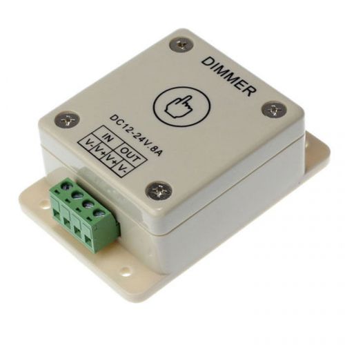 Dc12-24v 8a touch sensor dimmer controller for 5050 3528 strip light   321 for sale