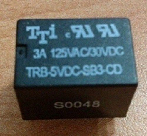 TTI TRB-5VDC-SB3-CD Relay 3A 125VAC/30VDC 5PCS/LOT