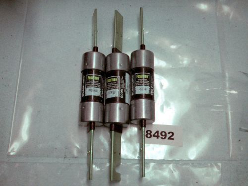 (8492)  lot of 3 bussmann frs-r-80 fuses 80a time delay for sale