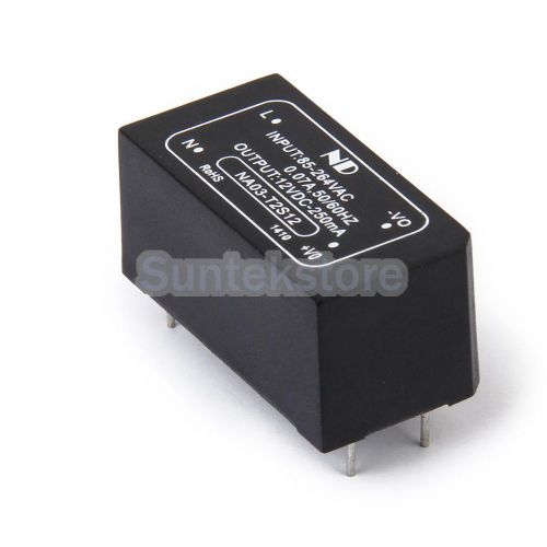 Isolated power module input ac 85-264v/ dc 100-370v to output dc 12v converter for sale
