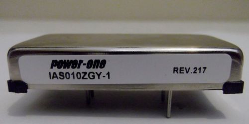 POWER-ONE ISOLATED DC-DC converter, 34-75VDC IN/5VDC 2A OUT/1500V ISO/STEP DOWN