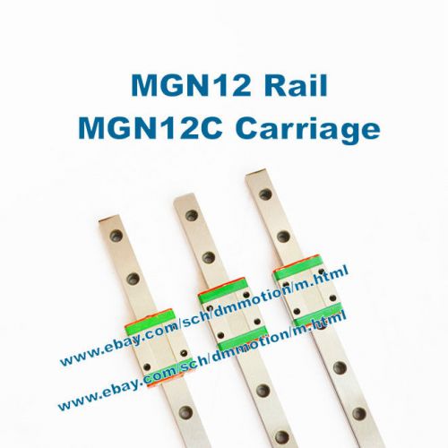 Freeshipping air mail mr12 600mm mgn12 600mm 12mm miniature rail mgn12c carriage for sale