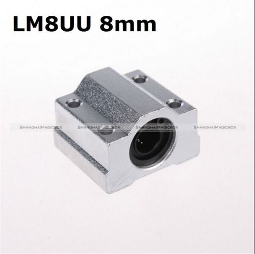 2Pcs SCS8UU LM8UU 8mm Linear Motion Ball Bearing Slide Unit Bushing 90014048 S7