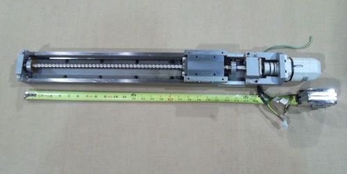 Panasonic MSM022AJA servo motor IKO TU86 ballscrew linear slide bearing actuator