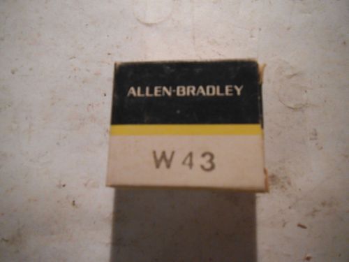 ALLEN BRADLEY W43 OVERLOAD HEATER - NEW