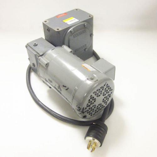 Boston dutfb66205 electric motor w/ boston f726600b5g reducer for sale