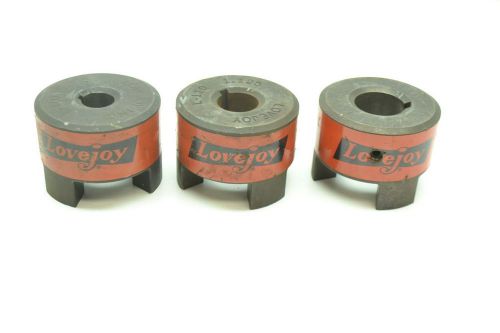 Lot 3 lovejoy assorted l-110 1.125 l-110 1.375 l110 0.875 jaw couplings d396342 for sale