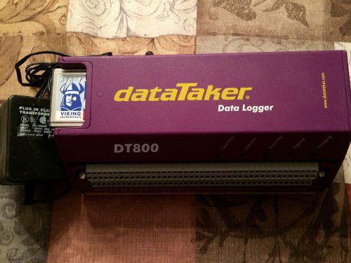 Datataker dt800 data logger with 64mb cf card for sale