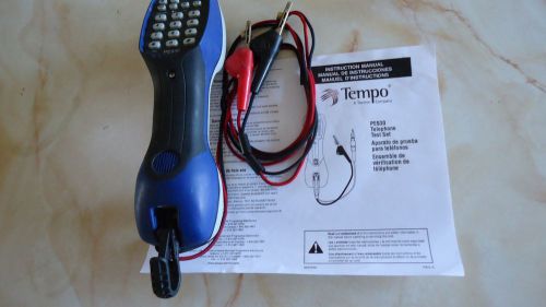 NICE TEMPO PE930 DAT SAFE HANDS FREE  BUTT SET TELEPHONE LINE TEST W ABN CORD