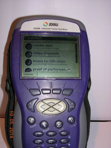 JDSU DSAM 2610B Digital Service Activation Meter, used, powered on. DOCSIS 2.0