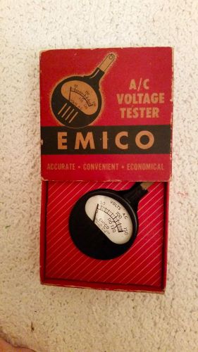 Vintage Eimco AC Voltage Tester Excellent Condition In Box
