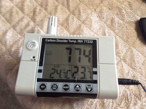 Carbon dioxide temp RH 77232 tester