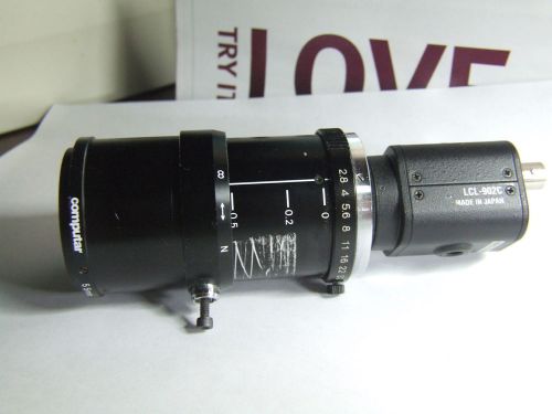 Computar Telecentric 55 mm Lens with LCL902 CCD camera, Japan made.