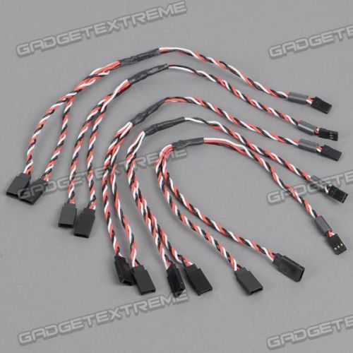 Rc servo y extension cord cable wire connection splitted lead jr futaba 30cmx5 for sale