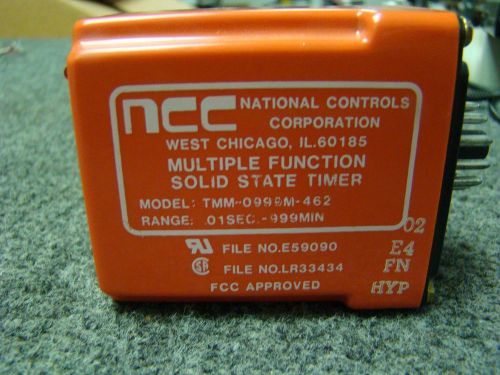 Ncc multiple function solid state timer tmm-0999m-462 for sale